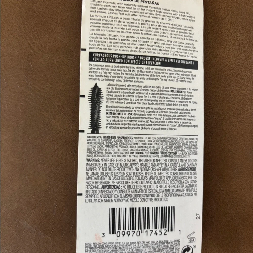 Revlon 24h So Fierce Eyes Wide Open Waterproof Mascara #103 black brown
